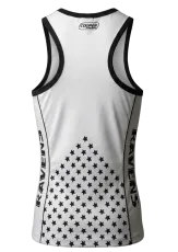 Ravens White Singlet Back